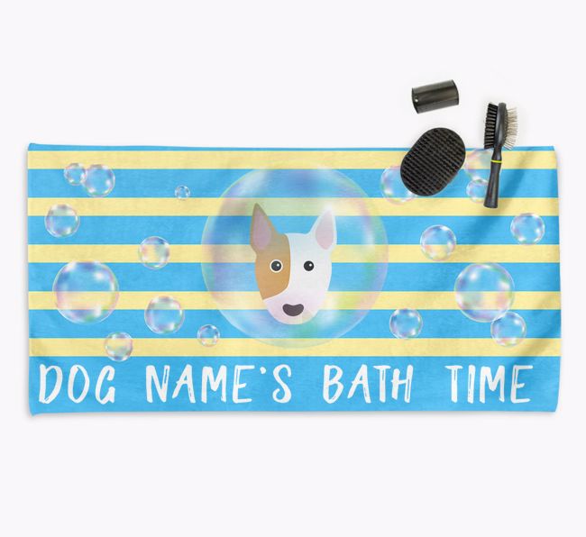 'Bathtime' Personalised Towel for your {breedCommonName}